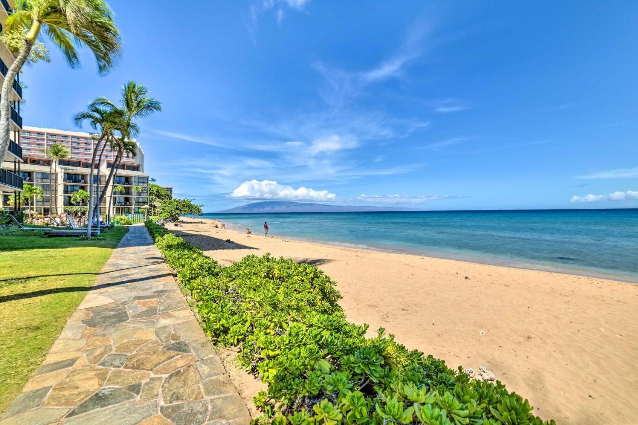 Cute Beachfront Condo With Lanai And Resort Pools カハナ エクステリア 写真