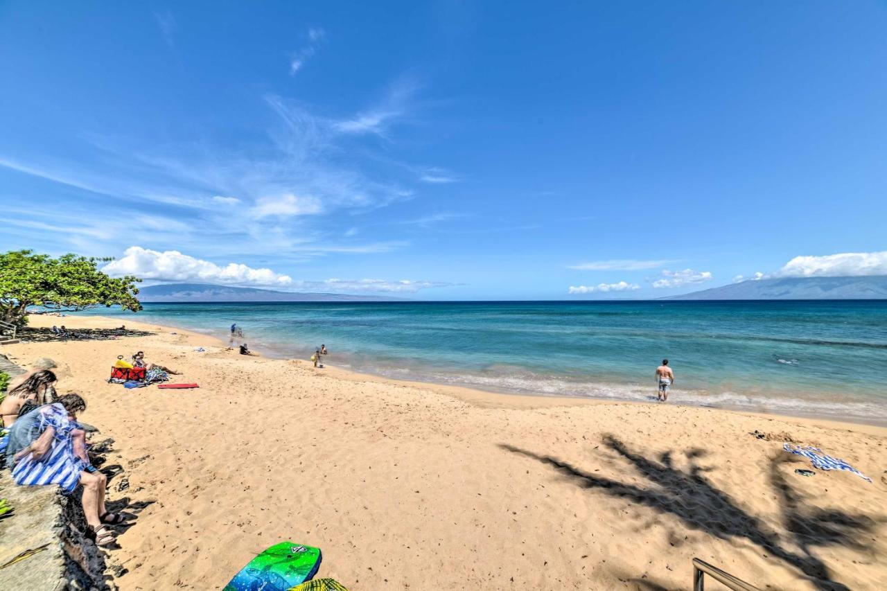 Cute Beachfront Condo With Lanai And Resort Pools カハナ エクステリア 写真